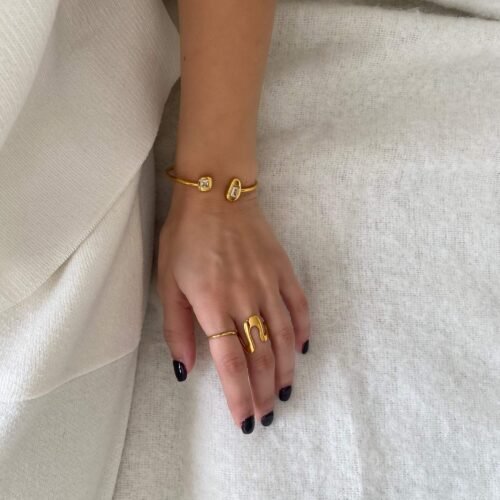 gold cuff bracelet