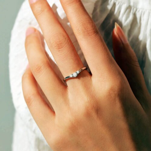 moissanite ring