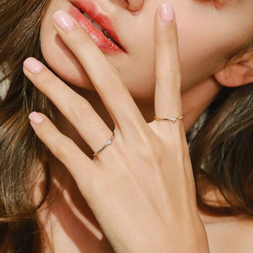 moissanite ring