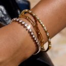 gold tennis bracelet