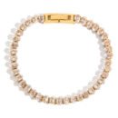 gold tennis bracelet