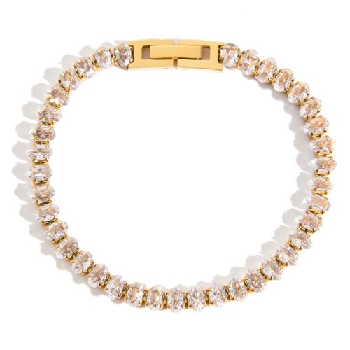 gold tennis bracelet