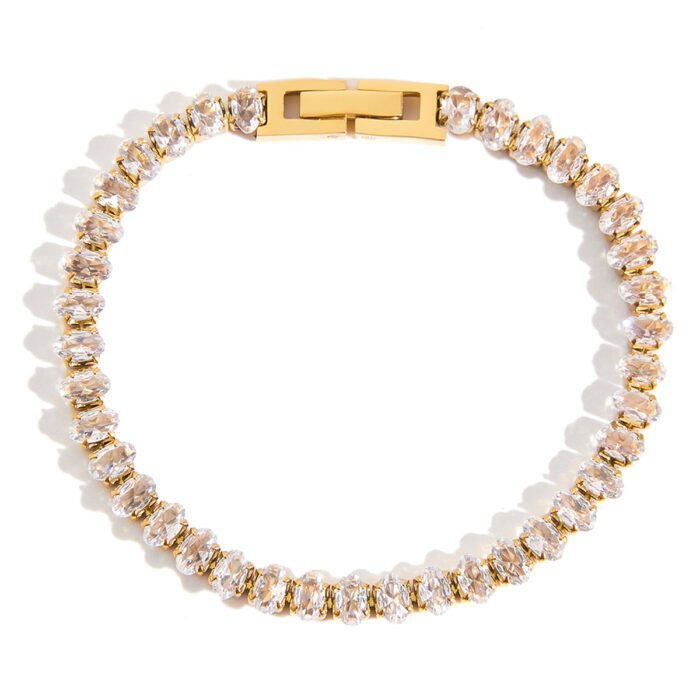 gold tennis bracelet
