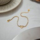 Zirconia Heart Bracelet