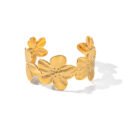 flower cuff bracelet