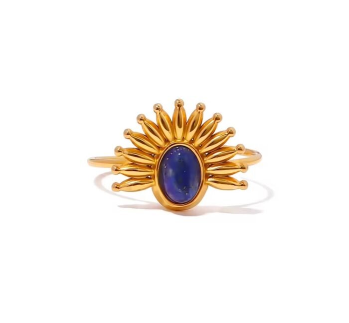 lapis open ring