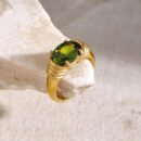 Green Gemstone Ring