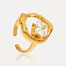 Circle Gemstone Ring