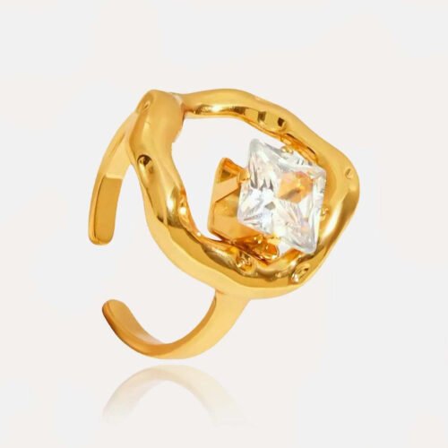Circle Gemstone Ring