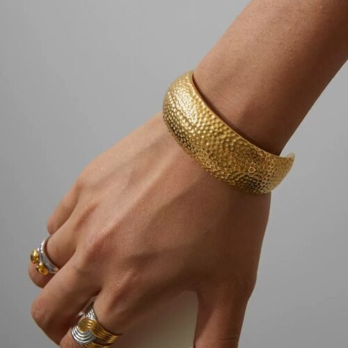 Hammered Cuff Bracelet
