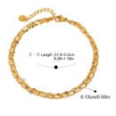 Triple Chain Anklet