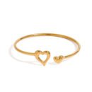 heart cuff bracelet