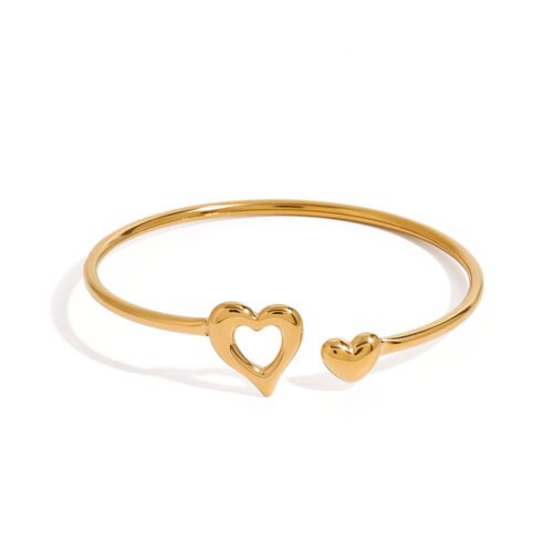heart cuff bracelet