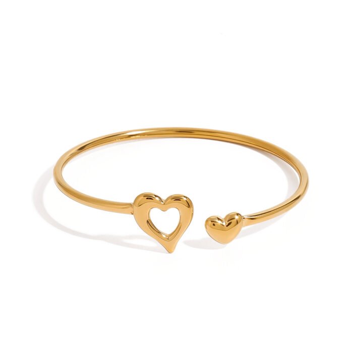 heart cuff bracelet