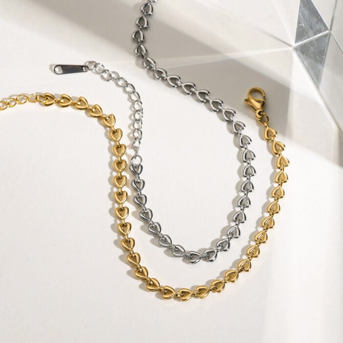 Heart Chain Bracelet