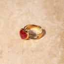 Red Agate Ring