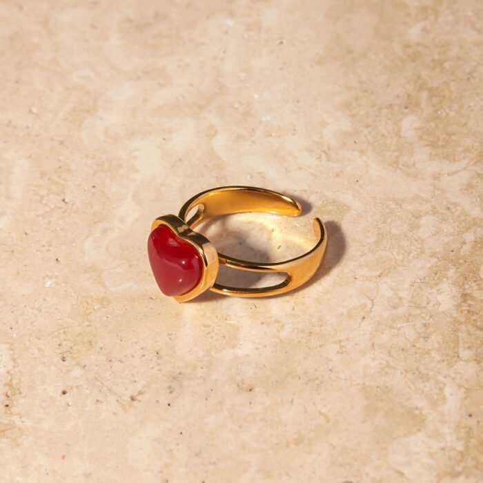 Red Agate Ring