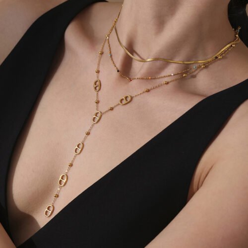 Gold Long Necklace
