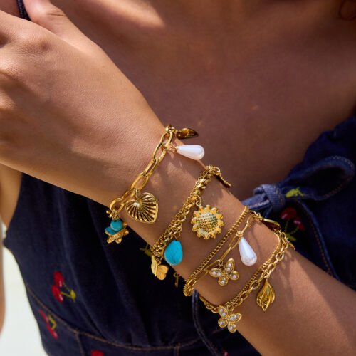 heart charm bracelet
