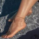Zircon Dangle Anklet