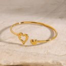 heart cuff bracelet