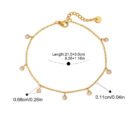 Zircon Dangle Anklet