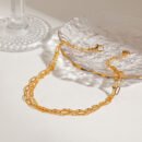 Triple Chain Anklet