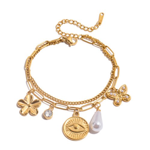 heart charm bracelet