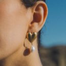 Heart Drop Earrings