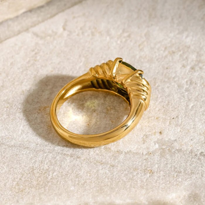 Green Gemstone Ring