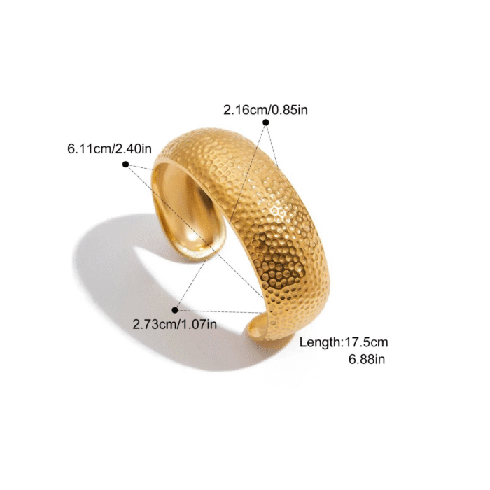 Hammered Cuff Bracelet