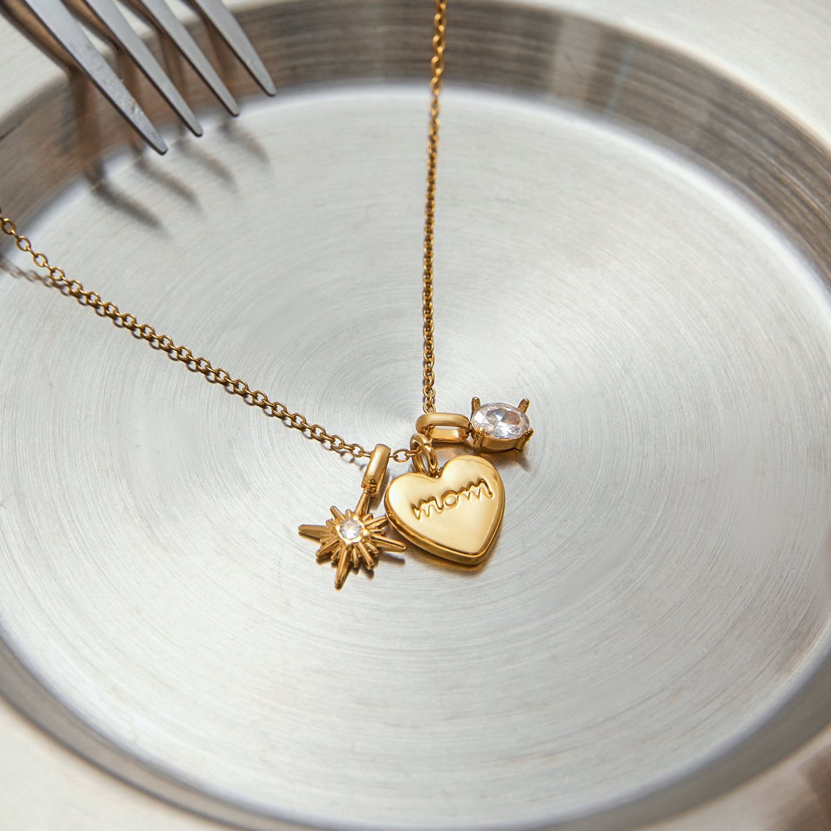 Twinkle Heart Necklace