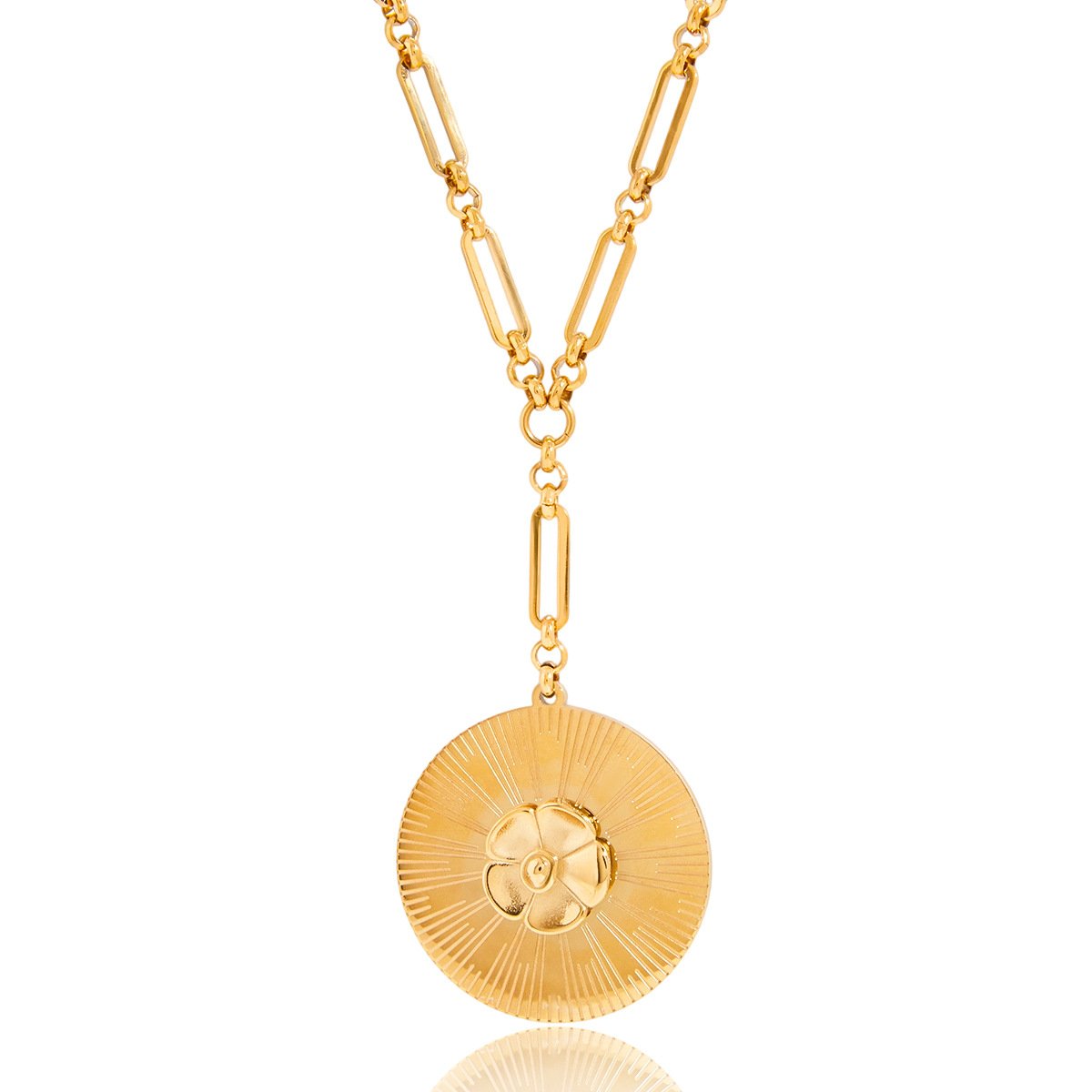 flower pendant necklace