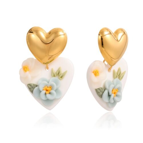 Blossom Heart Earrings