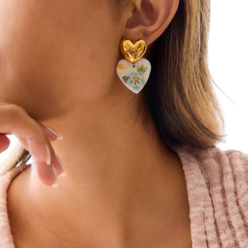 Blossom Heart Earrings