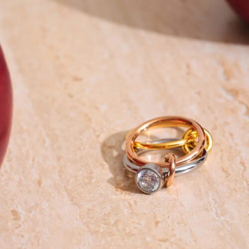 Tri-Color Stackable Ring