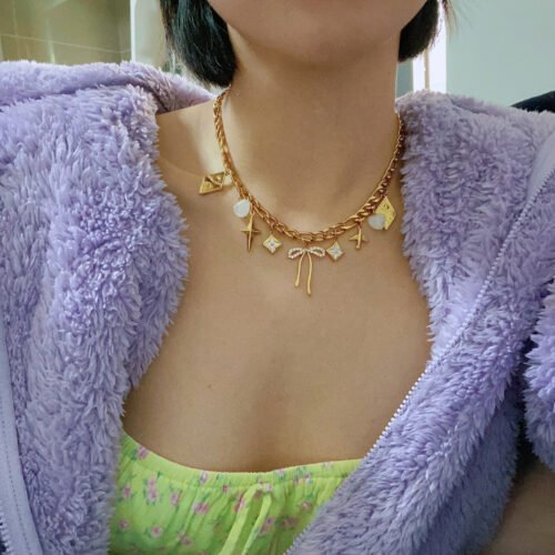 Bow Charm Necklace