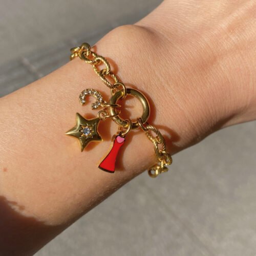 Initial Charm Bracelet