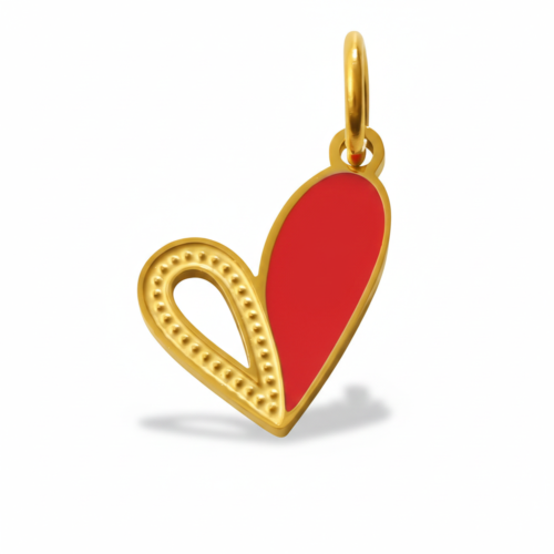 Red Heart Charm