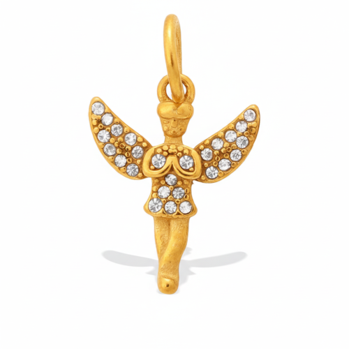 Shiny angel charm for necklace