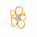 Gold Flower Ring