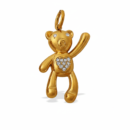 18K Gold Teddy Bear Charm