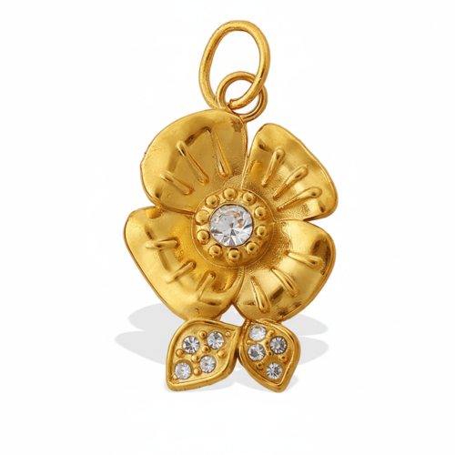 Minimalist Flower Charm
