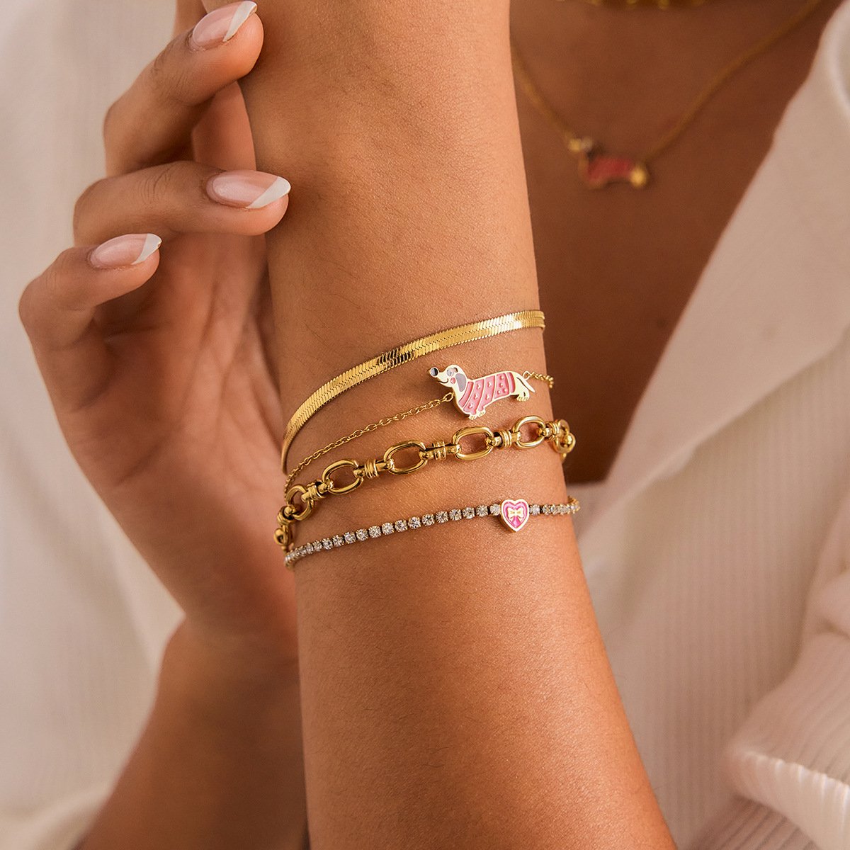 Sweater Dog Bracelet