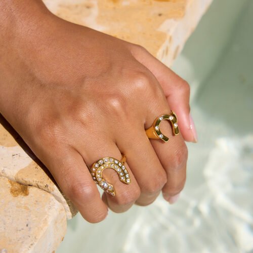 Horseshoe Adjustable Ring