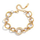 stainless steel link bracelet