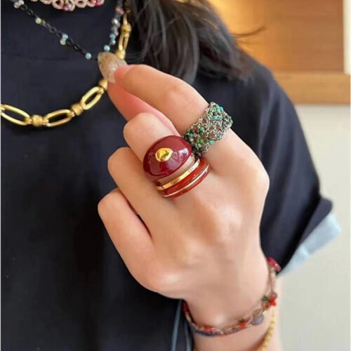 Ruby Dome Statement Ring