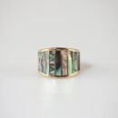 Abalone Shell Band Ring