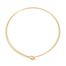Essential Collar minimalist gold collar necklace in 18K gold plated stainless steel