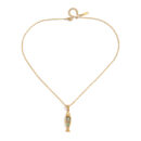 Sia gold fish necklace with detailed fish pendant